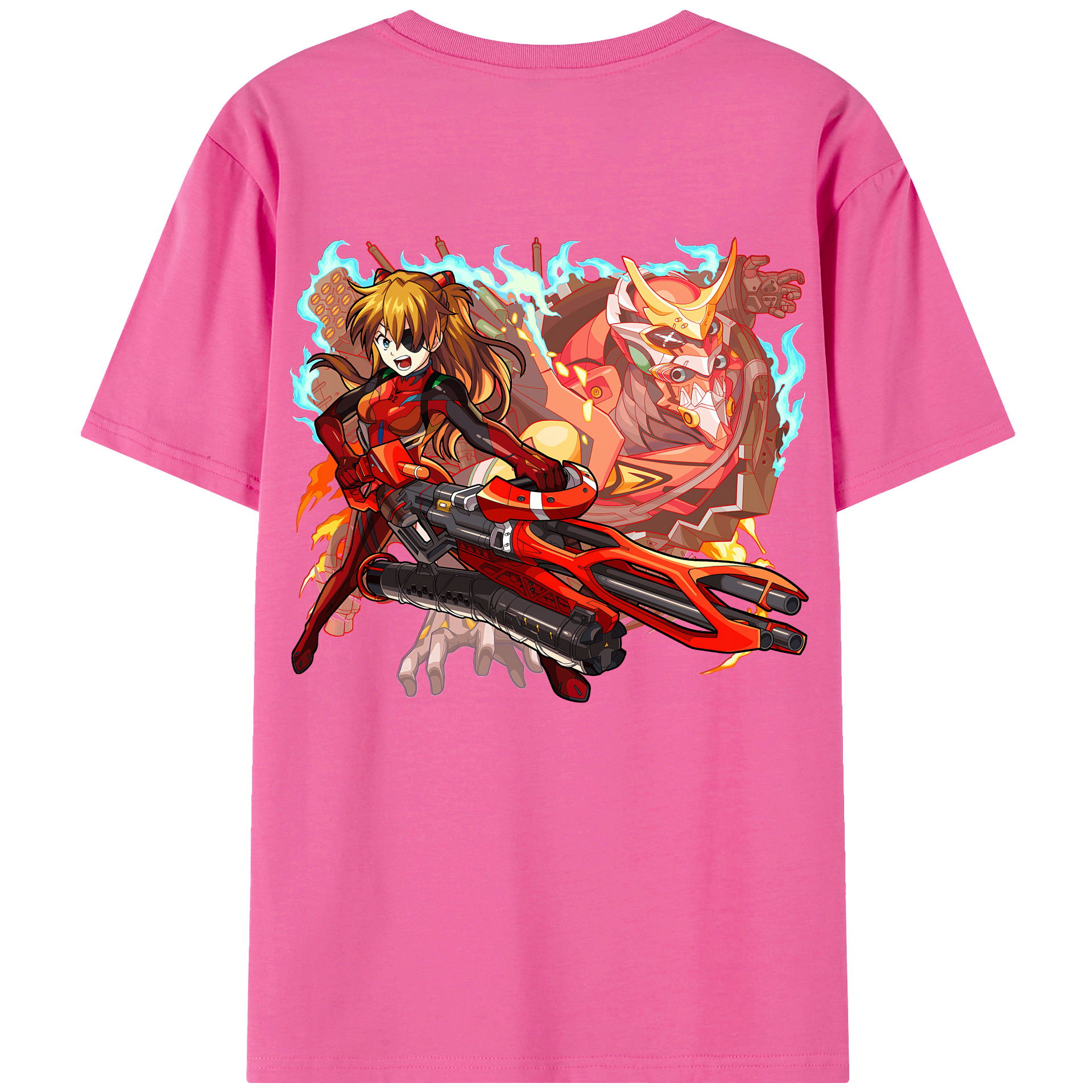 （画像用） EVA 新世紀エヴァンゲリオン レディース半袖Tシャツ(バックプリント)